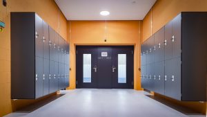 Schließfächer Turnhalle